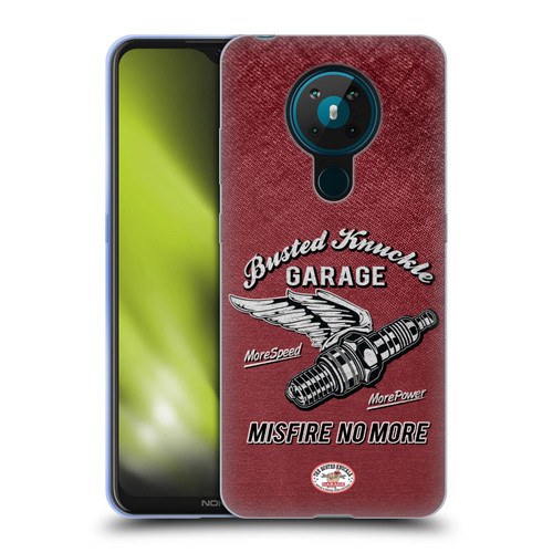 Busted Knuckle Garage Graphics Misfire Soft Gel Case for Nokia 5.3