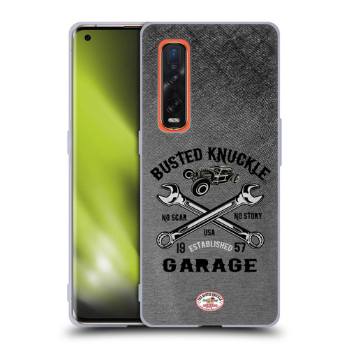 Busted Knuckle Garage Graphics No Scar Soft Gel Case for OPPO Find X2 Pro 5G