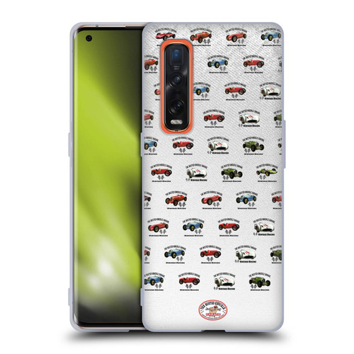 Busted Knuckle Garage Graphics Pattern Soft Gel Case for OPPO Find X2 Pro 5G