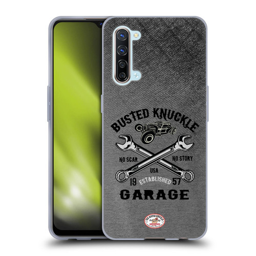 Busted Knuckle Garage Graphics No Scar Soft Gel Case for OPPO Find X2 Lite 5G