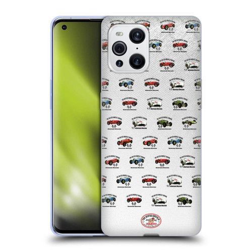 Busted Knuckle Garage Graphics Pattern Soft Gel Case for OPPO Find X3 / Pro