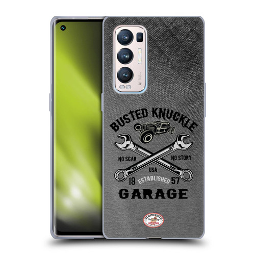 Busted Knuckle Garage Graphics No Scar Soft Gel Case for OPPO Find X3 Neo / Reno5 Pro+ 5G