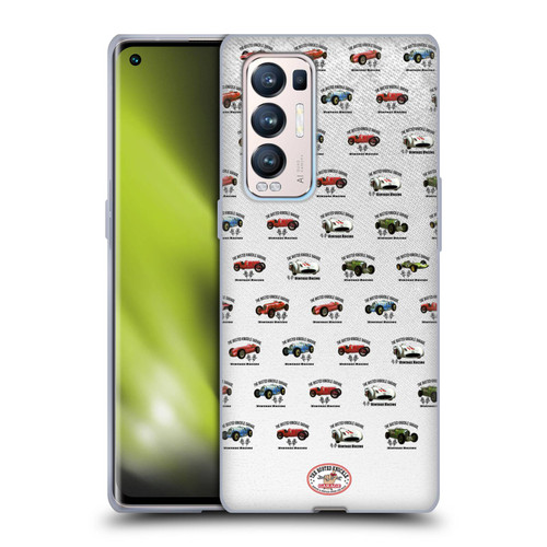 Busted Knuckle Garage Graphics Pattern Soft Gel Case for OPPO Find X3 Neo / Reno5 Pro+ 5G