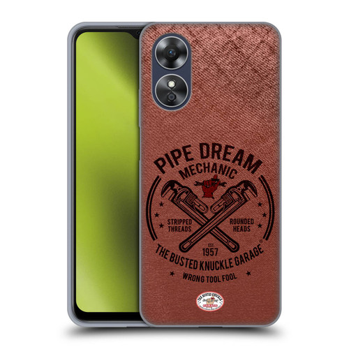 Busted Knuckle Garage Graphics Pipe Dream Soft Gel Case for OPPO A17
