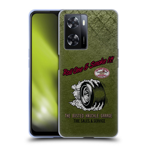 Busted Knuckle Garage Graphics Tire Soft Gel Case for OPPO A57s