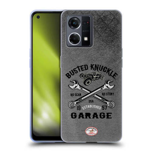 Busted Knuckle Garage Graphics No Scar Soft Gel Case for OPPO Reno8 4G