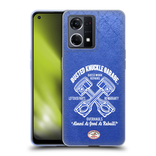 Busted Knuckle Garage Graphics Overhauls Soft Gel Case for OPPO Reno8 4G