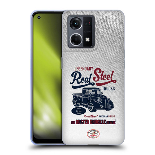 Busted Knuckle Garage Graphics Real Steel Soft Gel Case for OPPO Reno8 4G