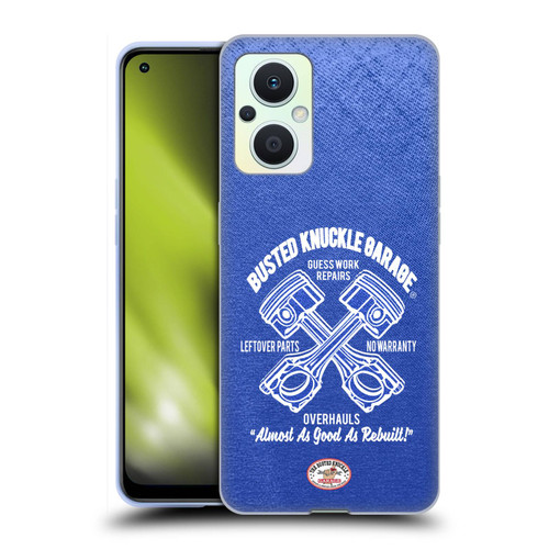 Busted Knuckle Garage Graphics Overhauls Soft Gel Case for OPPO Reno8 Lite