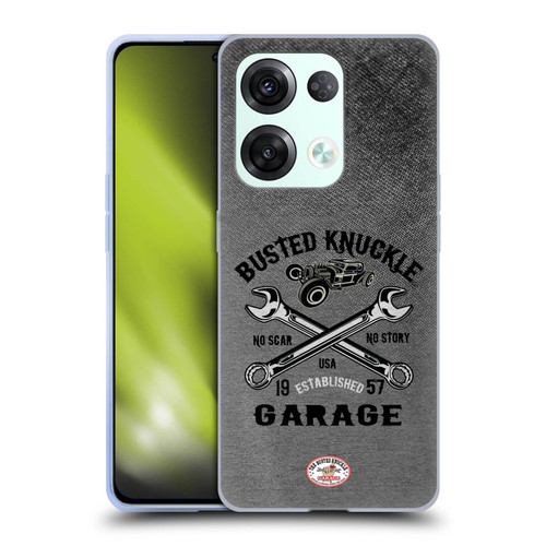 Busted Knuckle Garage Graphics No Scar Soft Gel Case for OPPO Reno8 Pro