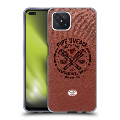 Busted Knuckle Garage Graphics Pipe Dream Soft Gel Case for OPPO Reno4 Z 5G