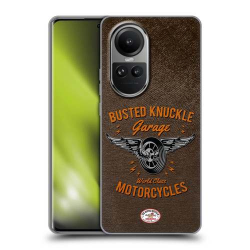 Busted Knuckle Garage Graphics Motorcycles Soft Gel Case for OPPO Reno10 5G / Reno10 Pro 5G
