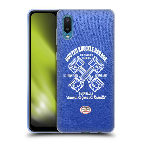 Busted Knuckle Garage Graphics Overhauls Soft Gel Case for Samsung Galaxy A02/M02 (2021)
