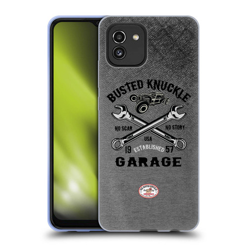 Busted Knuckle Garage Graphics No Scar Soft Gel Case for Samsung Galaxy A03 (2021)