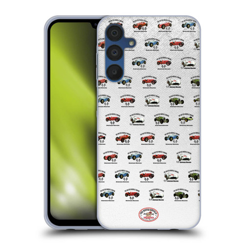 Busted Knuckle Garage Graphics Pattern Soft Gel Case for Samsung Galaxy A15