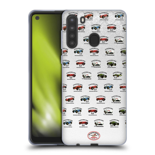 Busted Knuckle Garage Graphics Pattern Soft Gel Case for Samsung Galaxy A21 (2020)