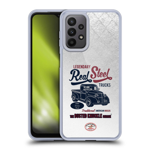 Busted Knuckle Garage Graphics Real Steel Soft Gel Case for Samsung Galaxy A23 / 5G (2022)