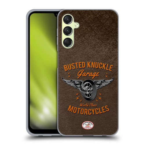 Busted Knuckle Garage Graphics Motorcycles Soft Gel Case for Samsung Galaxy A24 4G / Galaxy M34 5G