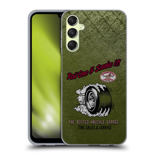Busted Knuckle Garage Graphics Tire Soft Gel Case for Samsung Galaxy A24 4G / Galaxy M34 5G