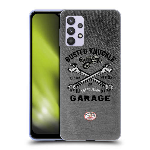 Busted Knuckle Garage Graphics No Scar Soft Gel Case for Samsung Galaxy A32 5G / M32 5G (2021)