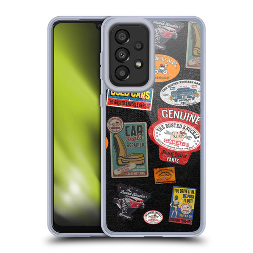 Busted Knuckle Garage Graphics Patches Soft Gel Case for Samsung Galaxy A33 5G (2022)