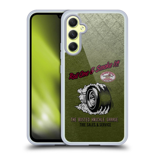 Busted Knuckle Garage Graphics Tire Soft Gel Case for Samsung Galaxy A34 5G