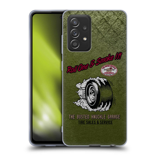 Busted Knuckle Garage Graphics Tire Soft Gel Case for Samsung Galaxy A52 / A52s / 5G (2021)