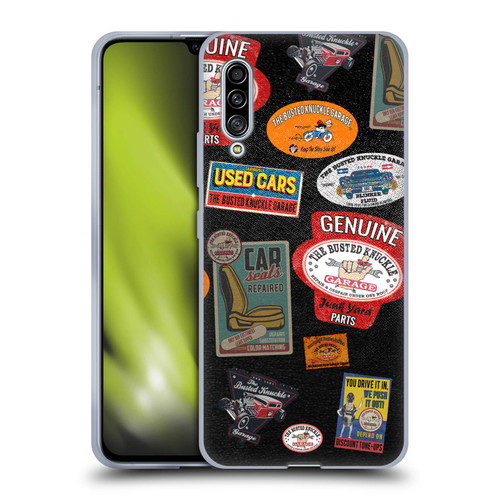 Busted Knuckle Garage Graphics Patches Soft Gel Case for Samsung Galaxy A90 5G (2019)