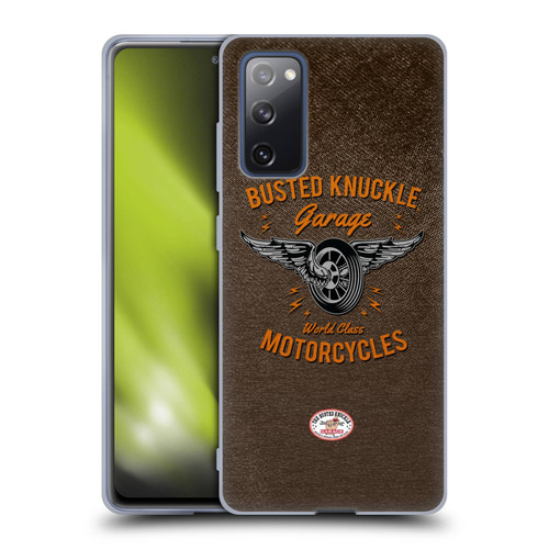Busted Knuckle Garage Graphics Motorcycles Soft Gel Case for Samsung Galaxy S20 FE / 5G