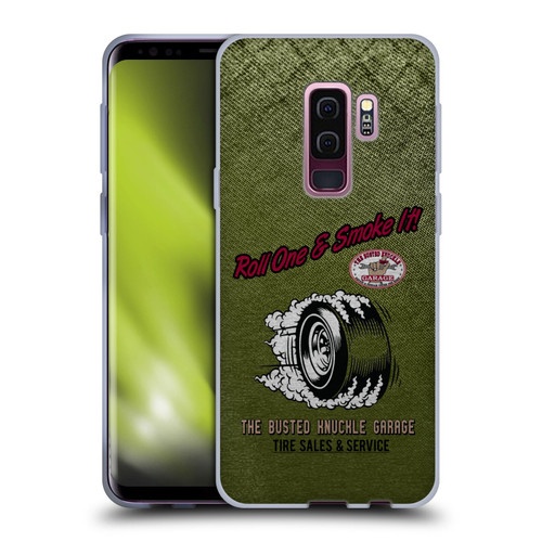 Busted Knuckle Garage Graphics Tire Soft Gel Case for Samsung Galaxy S9+ / S9 Plus