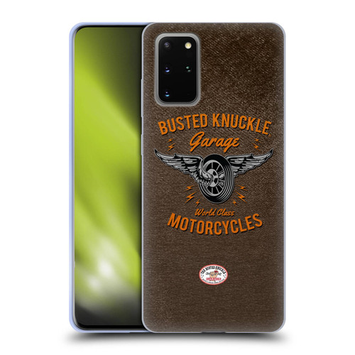 Busted Knuckle Garage Graphics Motorcycles Soft Gel Case for Samsung Galaxy S20+ / S20+ 5G