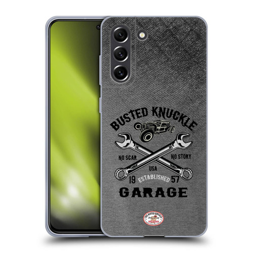 Busted Knuckle Garage Graphics No Scar Soft Gel Case for Samsung Galaxy S21 FE 5G