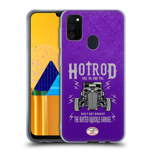 Busted Knuckle Garage Graphics Hot Rod Soft Gel Case for Samsung Galaxy M30s (2019)/M21 (2020)