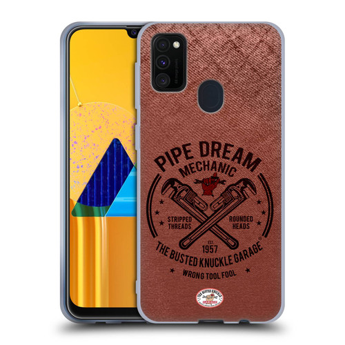 Busted Knuckle Garage Graphics Pipe Dream Soft Gel Case for Samsung Galaxy M30s (2019)/M21 (2020)