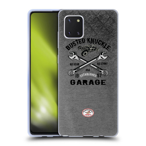 Busted Knuckle Garage Graphics No Scar Soft Gel Case for Samsung Galaxy Note10 Lite