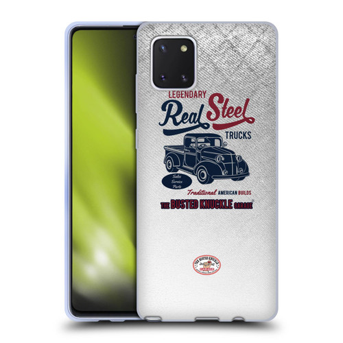 Busted Knuckle Garage Graphics Real Steel Soft Gel Case for Samsung Galaxy Note10 Lite