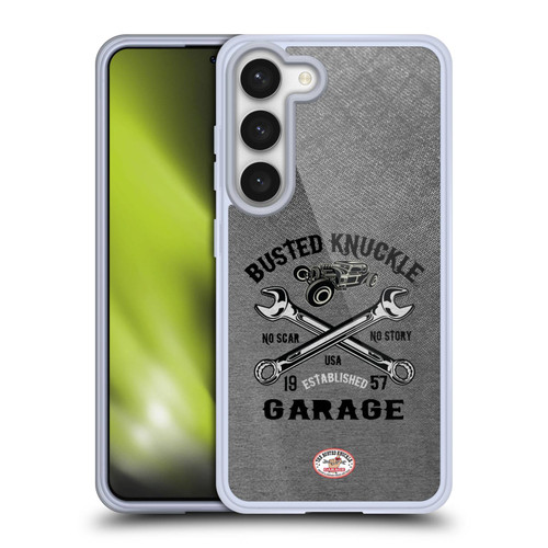 Busted Knuckle Garage Graphics No Scar Soft Gel Case for Samsung Galaxy S23 5G