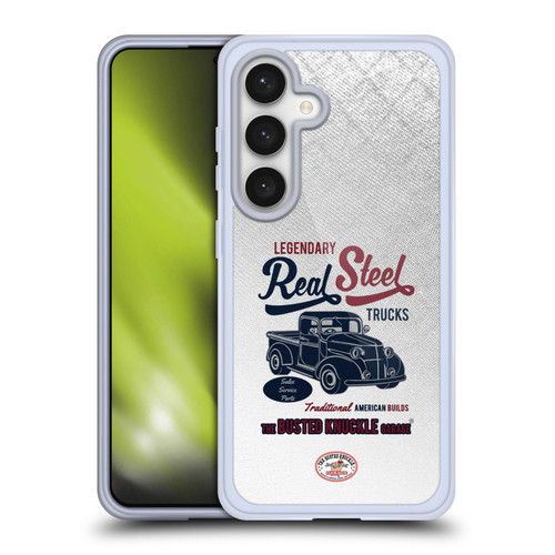 Busted Knuckle Garage Graphics Real Steel Soft Gel Case for Samsung Galaxy S24 5G