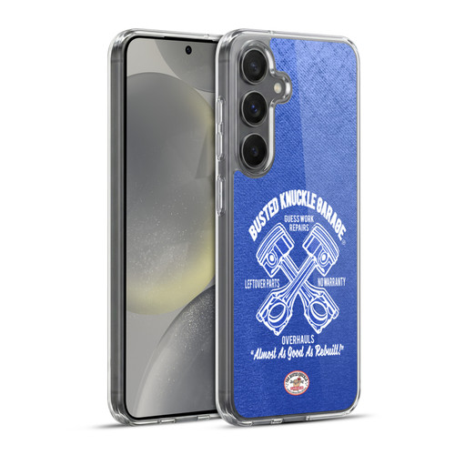 Busted Knuckle Garage Graphics Overhauls Soft Gel Case for Samsung Galaxy S24+ 5G & MagSafe