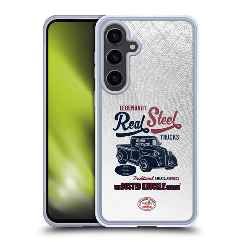 Busted Knuckle Garage Graphics Real Steel Soft Gel Case for Samsung Galaxy S24+ 5G