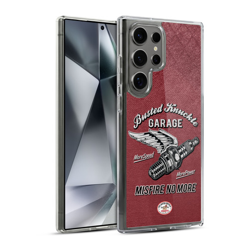 Busted Knuckle Garage Graphics Misfire Soft Gel Case for Samsung Galaxy S24 Ultra 5G & MagSafe