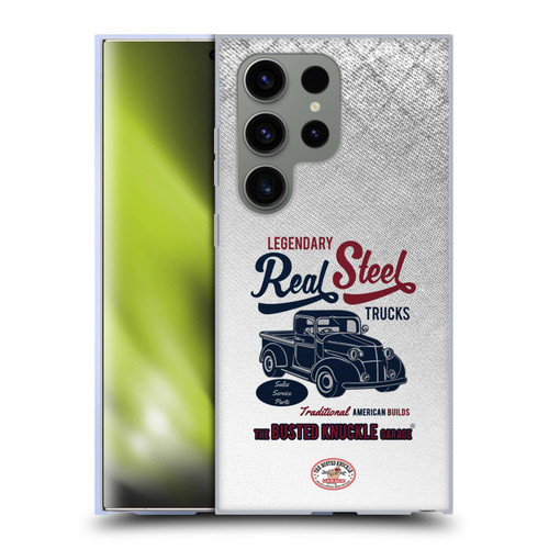 Busted Knuckle Garage Graphics Real Steel Soft Gel Case for Samsung Galaxy S24 Ultra 5G