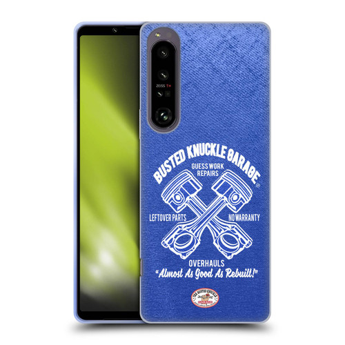 Busted Knuckle Garage Graphics Overhauls Soft Gel Case for Sony Xperia 1 IV