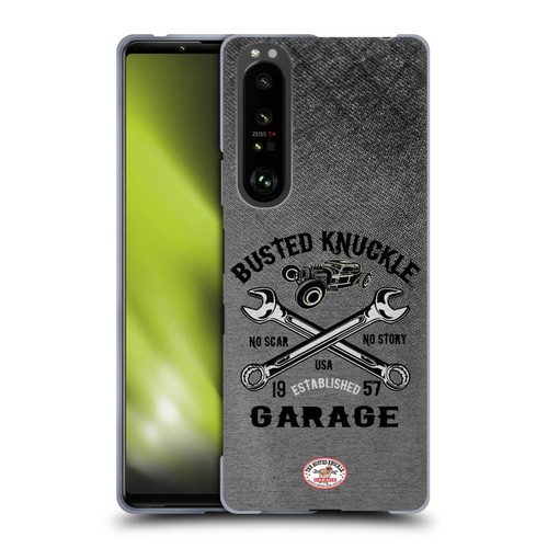 Busted Knuckle Garage Graphics No Scar Soft Gel Case for Sony Xperia 1 III