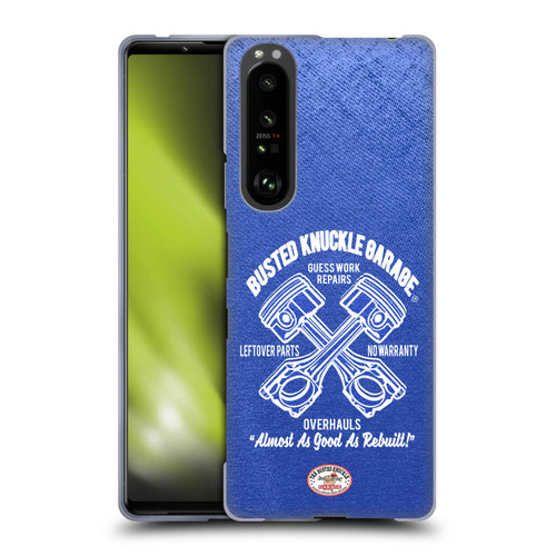 Busted Knuckle Garage Graphics Overhauls Soft Gel Case for Sony Xperia 1 III
