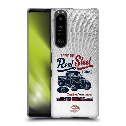 Busted Knuckle Garage Graphics Real Steel Soft Gel Case for Sony Xperia 1 III