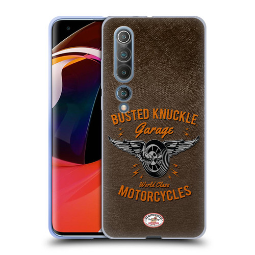 Busted Knuckle Garage Graphics Motorcycles Soft Gel Case for Xiaomi Mi 10 5G / Mi 10 Pro 5G
