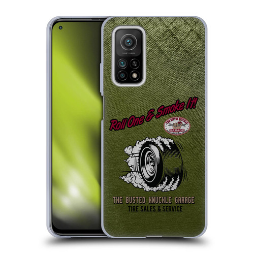 Busted Knuckle Garage Graphics Tire Soft Gel Case for Xiaomi Mi 10T 5G