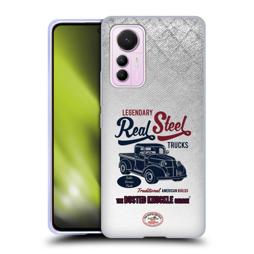 Busted Knuckle Garage Graphics Real Steel Soft Gel Case for Xiaomi 12 Lite