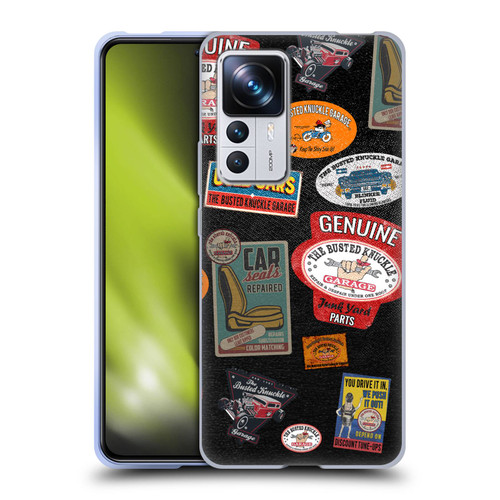 Busted Knuckle Garage Graphics Patches Soft Gel Case for Xiaomi 12T Pro